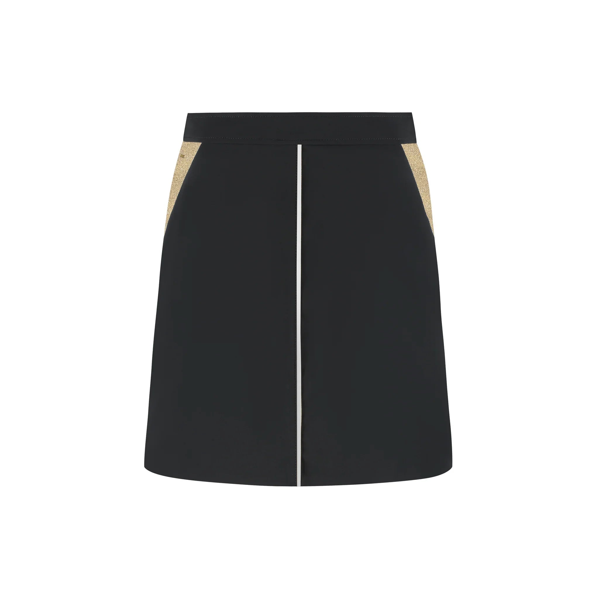 Golden Side Skirt - Black - Padel73