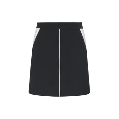 Golden Stripe Skirt - Black