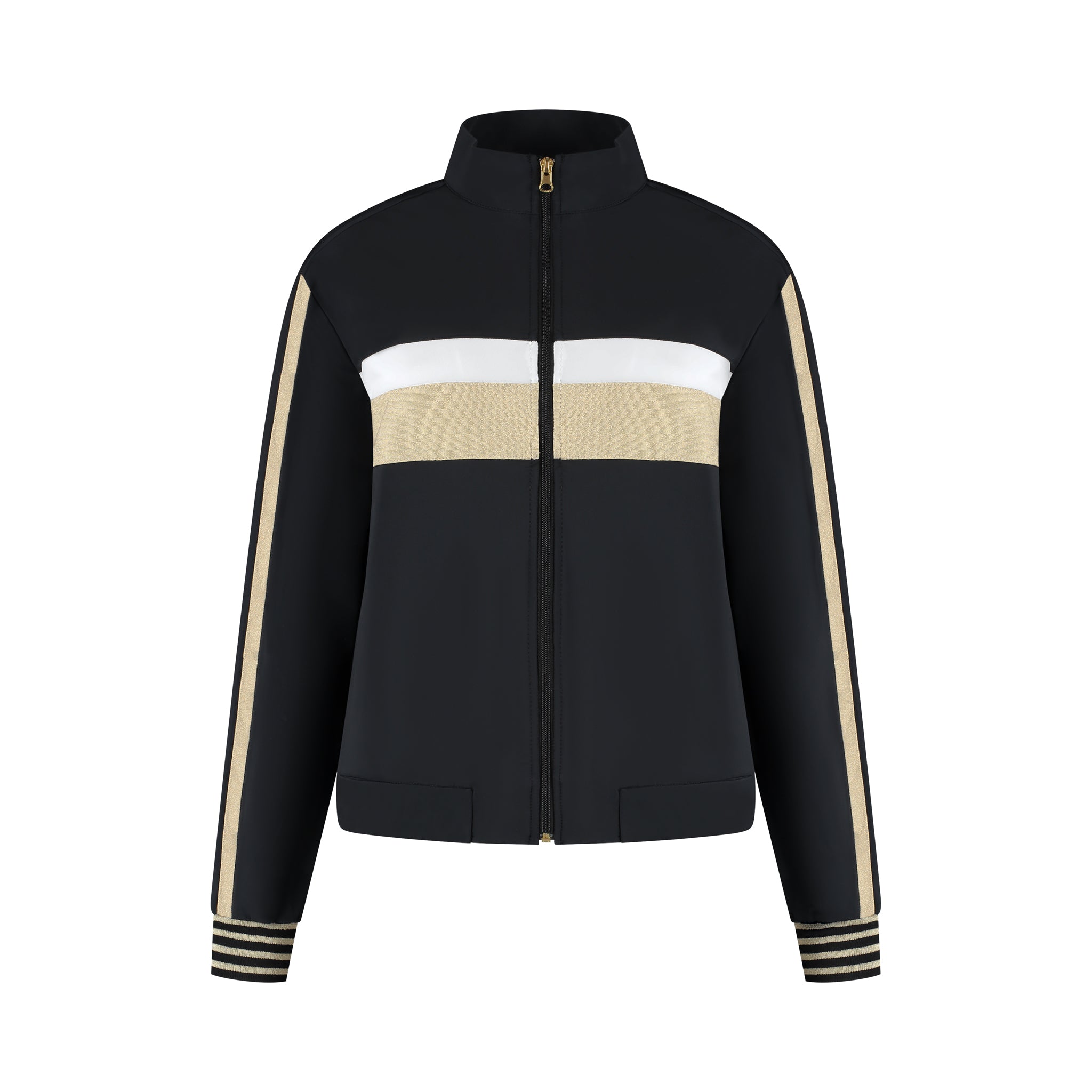 Golden Court Jacket - Black/Gold