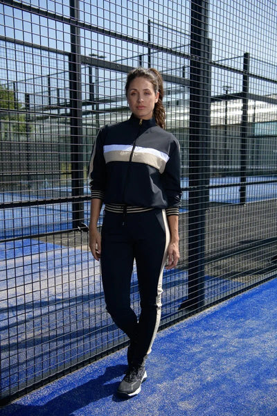 Golden Court Jacket - Black/Gold - Padel73