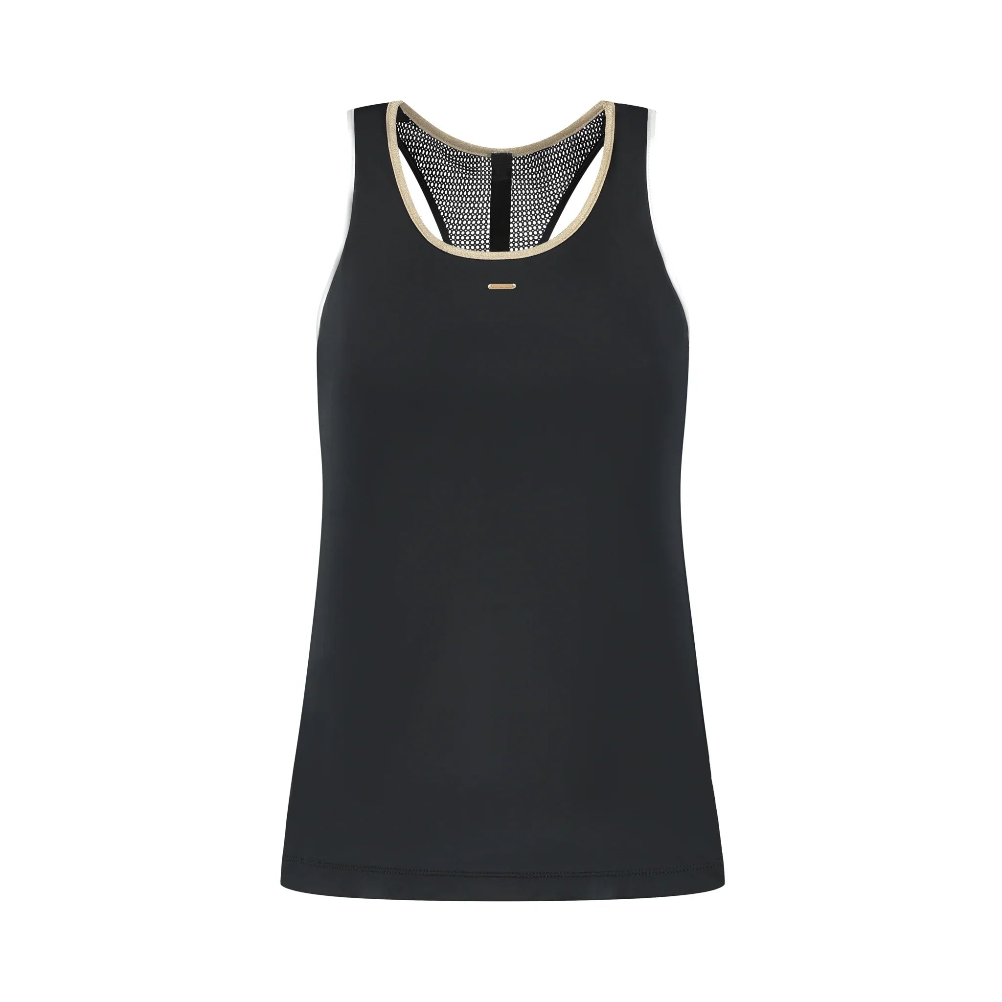 Golden Edge Tank - Black - Padel73