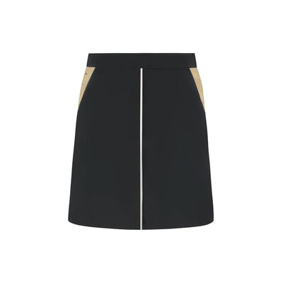 Golden Side Skirt - Black - Padel73