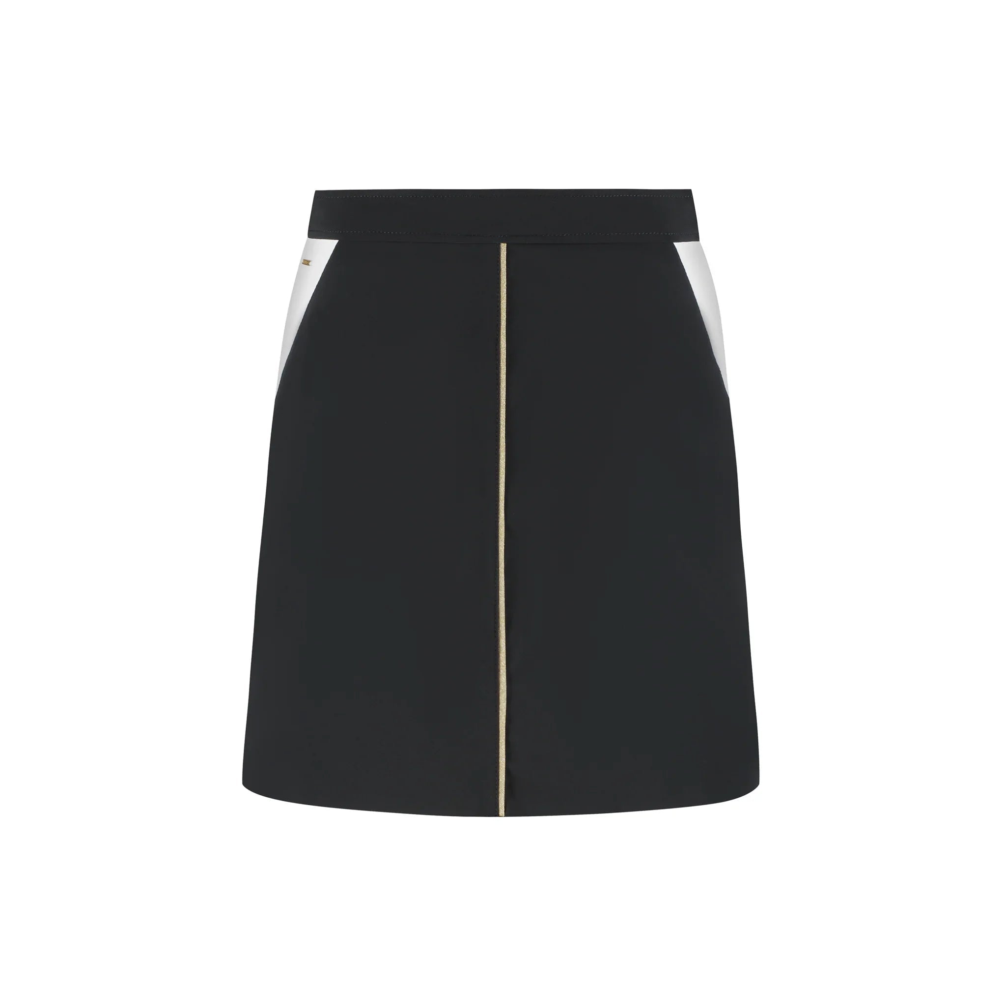 Golden Stripe Skirt - Black - Padel73