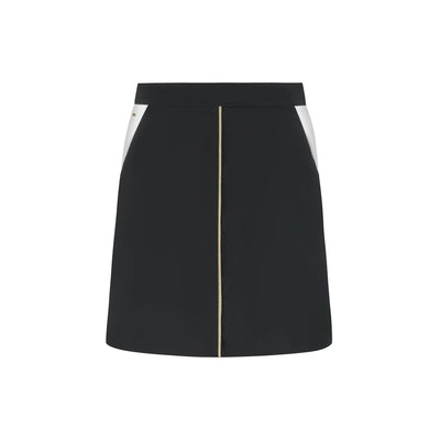 Golden Stripe Skirt - Black - Padel73